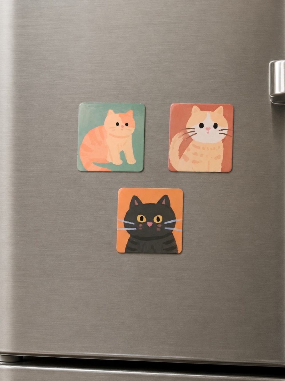 3 bundles for $25 Cute Cat Magnet Set New